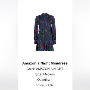 FARM RIO- size M- mini dress-